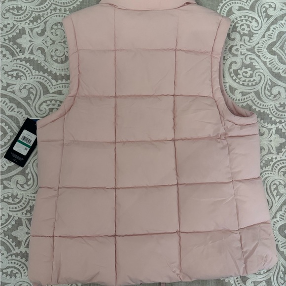 Tommy Hilfiger Women's Light Pink Quilted Vest - NWT -Sz L - Picture 5 of 8